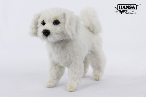 Plush Toy dog Bichon, length 21cm, Hansa (75930) / Plush Toys № 2 Kids Republic Plush Toy dog Bichon, length 21cm, Hansa (75930) / Plush Toys № 2