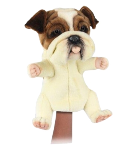 Plush Toy British Bulldog, Puppet series, Hansa (84482) / Plush Toys Kids Republic Plush Toy British Bulldog, Puppet series, Hansa (84482) / Plush Toys