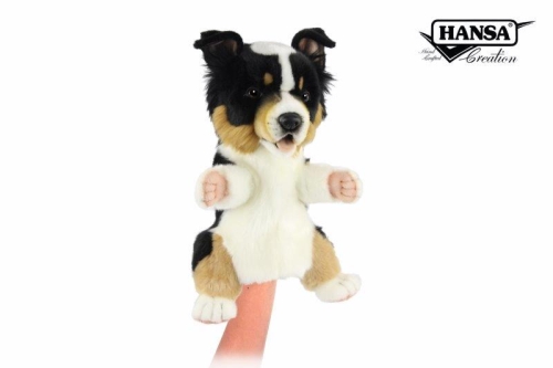 Plush Toy Australian Kelpie Puppy, Puppet series, Hansa (84550) / Plush Toys № 2 Kids Republic Plush Toy Australian Kelpie Puppy, Puppet series, Hansa (84550) / Plush Toys № 2