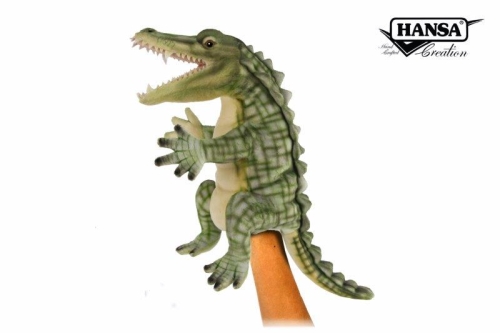 Plush Toy Crocodile, Puppet series, Hansa (84673) / Plush Toys № 2 Kids Republic Plush Toy Crocodile, Puppet series, Hansa (84673) / Plush Toys № 2
