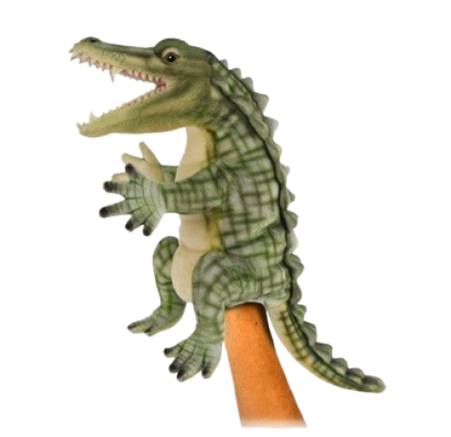 Plush Toy Crocodile, Puppet series, Hansa (84673) / Plush Toys Kids Republic Plush Toy Crocodile, Puppet series, Hansa (84673) / Plush Toys