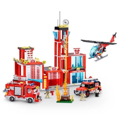 Конструктор Пожежна станція 55x40см, Zuru (33146) / Конструктори № 2 Kids Republic Конструктор Пожежна станція 55x40см, Zuru (33146) / Конструктори № 2