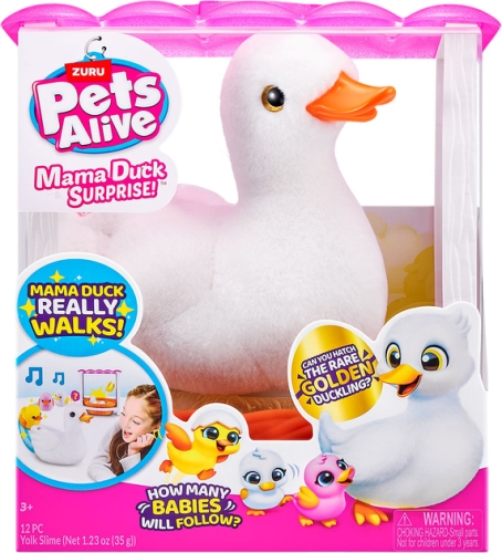 Интерактивный игровой набор-сюрприз Мама уточка с сюрпризом, Zuru (33351) / Игровые наборы № 9 Kids Republic Интерактивный игровой набор-сюрприз Мама уточка с сюрпризом, Zuru (33351) / Игровые наборы № 9