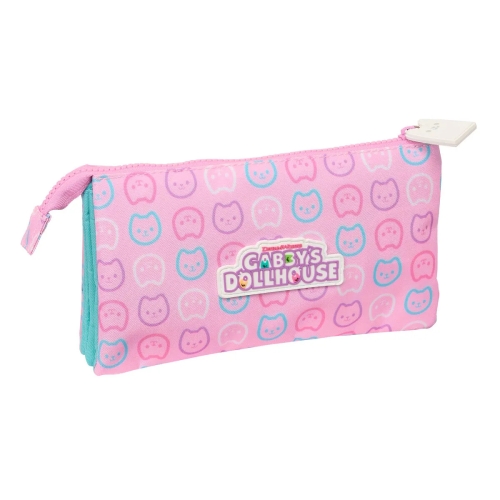 Three-compartment pencil case Gabby doll, Safta (57172) / Stationery № 2 Kids Republic Three-compartment pencil case Gabby doll, Safta (57172) / Stationery № 2