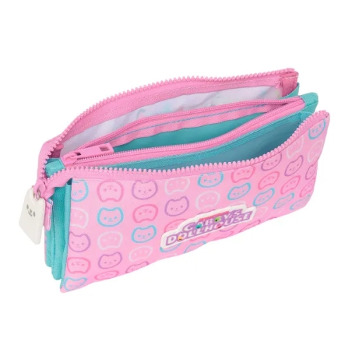 Three-compartment pencil case Gabby doll, Safta (57172) / Stationery № 3 Kids Republic Three-compartment pencil case Gabby doll, Safta (57172) / Stationery № 3