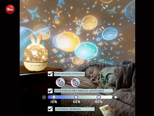 Нічник-проектор Кролик, Trediser (42340) / Нічники та лампи № 2 Kids Republic Нічник-проектор Кролик, Trediser (42340) / Нічники та лампи № 2