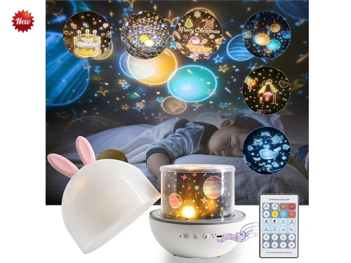 Нічник-проектор Кролик, Trediser (42340) / Нічники та лампи № 3 Kids Republic Нічник-проектор Кролик, Trediser (42340) / Нічники та лампи № 3