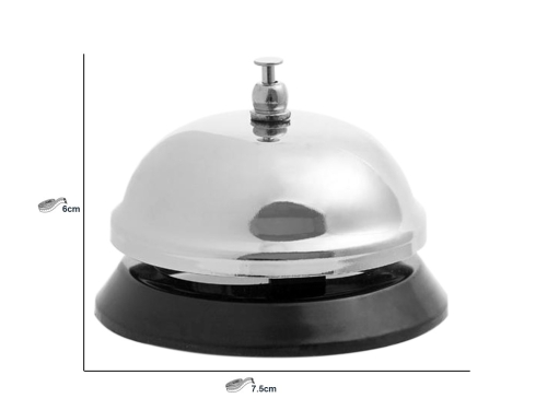 Настільний двінок рецепція (хром), Trediser (42805) / Декор в дитячу № 2