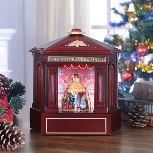 Decorative wooden theater Nutcracker (wood), Musicboxworld (94512) / Souvenirs and Decorations № 2