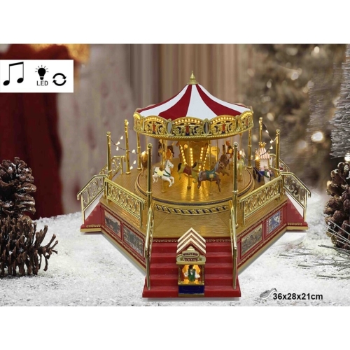 Декор Карусель зі світлом та музикою, Trediser (98598) / Декор в дитячу № 2