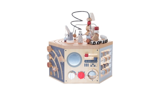 Бізікуб 7 в 1, EverEarth (35220) / Бізіборди та будиночки № 3