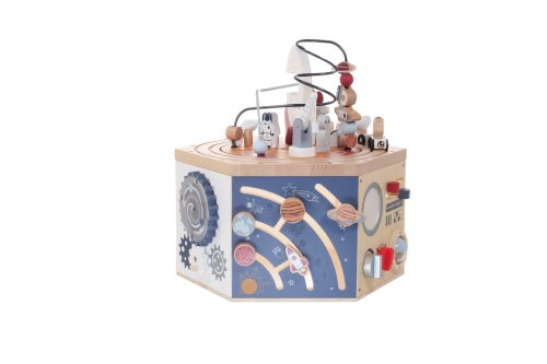 Бізікуб 7 в 1, EverEarth (35220) / Бізіборди та будиночки № 4