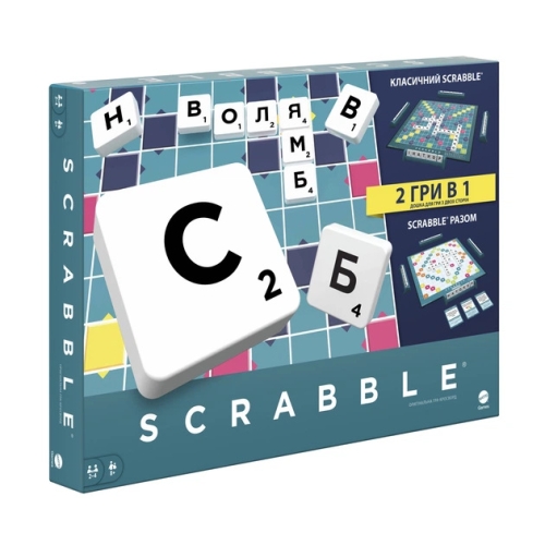 Board game Scrabble Original (Ukrainian), Mattel (HXW21) / Board Games № 3 Kids Republic Board game Scrabble Original (Ukrainian), Mattel (HXW21) / Board Games № 3