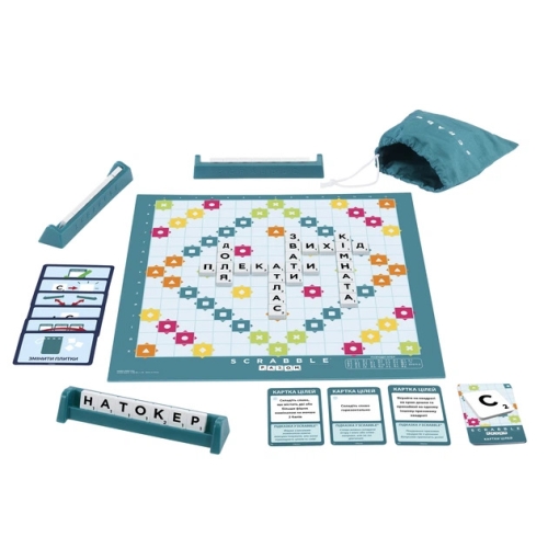 Board game Scrabble Original (Ukrainian), Mattel (HXW21) / Board Games № 9 Kids Republic Board game Scrabble Original (Ukrainian), Mattel (HXW21) / Board Games № 9