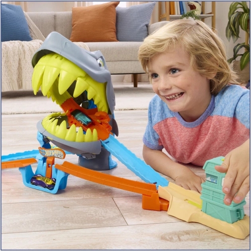 Игровой набор Пляжная атака акулы Hot Wheels, Mattel (JHL96) / Игровые наборы № 7
