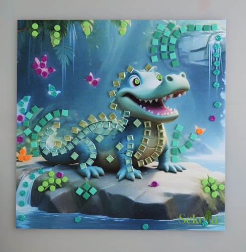 Sekoia Mosaics Art Set: My Jungle Adventure, Play Global (40007) / Do It Yourself № 9 Kids Republic Sekoia Mosaics Art Set: My Jungle Adventure, Play Global (40007) / Do It Yourself № 9