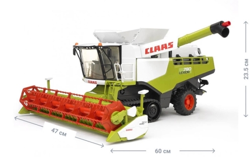 Машинка іграшкова. Комбайн Claas Lexion 780 Terra Trac, Bruder (21191) / Іграшковий транспорт № 2