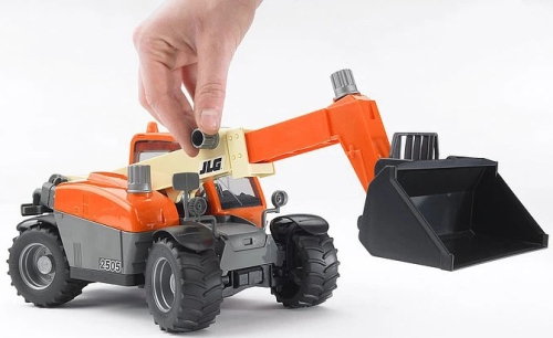 Toy car. Telescopic loader JLG 2505, Bruder (21405) / Toy Transport № 2 Kids Republic Toy car. Telescopic loader JLG 2505, Bruder (21405) / Toy Transport № 2