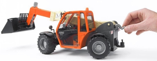 Toy car. Telescopic loader JLG 2505, Bruder (21405) / Toy Transport № 3 Kids Republic Toy car. Telescopic loader JLG 2505, Bruder (21405) / Toy Transport № 3