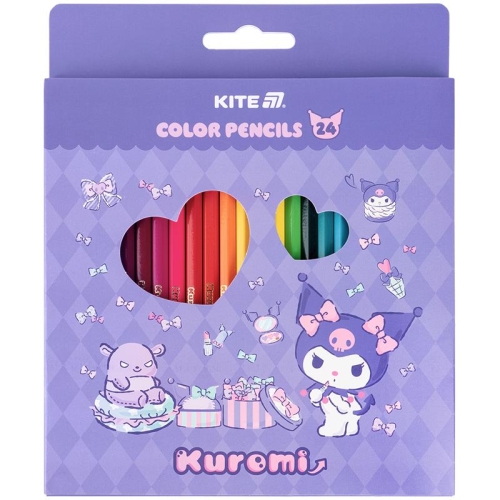 Карандаши цветные, 24 шт. HK, Kite (57000) / Пеналы и канцелярия Kids Republic Карандаши цветные, 24 шт. HK, Kite (57000) / Пеналы и канцелярия