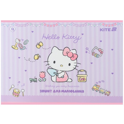 Тетрадь для рисования, 12 л., скоба, софт тач + УФ лак, HK-1, Kite (18305) / Пеналы и канцелярия № 3 Kids Republic Тетрадь для рисования, 12 л., скоба, софт тач + УФ лак, HK-1, Kite (18305) / Пеналы и канцелярия № 3