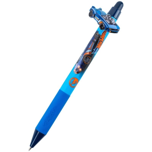 Ручка шариковая автоматическая с фигуркой HW, синяя, Kite (49248) / Пеналы и канцелярия № 4 Kids Republic Ручка шариковая автоматическая с фигуркой HW, синяя, Kite (49248) / Пеналы и канцелярия № 4