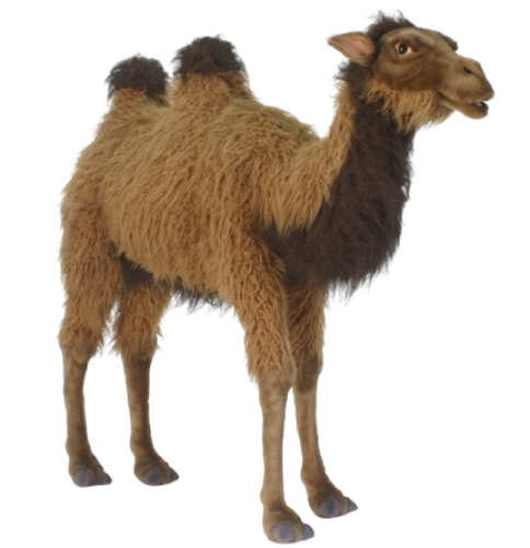 Animated Plush toy Bactrian camel, length 110cm, Hansa (0413) / Plush Toys