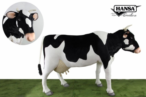Анимированная мягкая игрушка Корова длина 223см, Hansa (0885) / Мягкие игрушки № 2