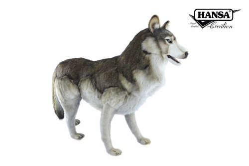 Animated Plush toy Wolf length 107cm, Hansa (0904) / Plush Toys № 2