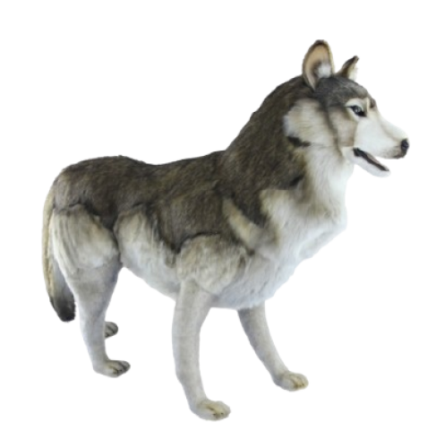 Animated Plush toy Wolf length 107cm, Hansa (0904) / Plush Toys
