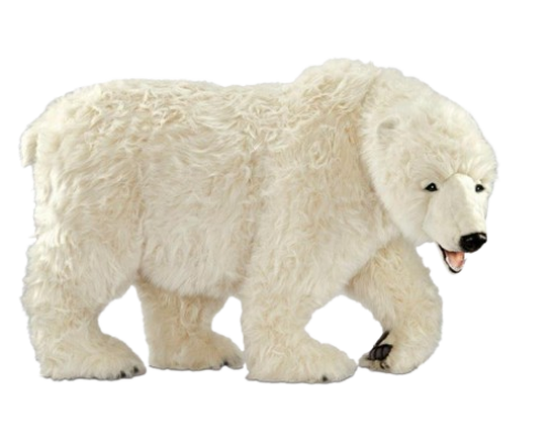 Plush toy Polar Bear length 180cm, Hansa (5309) / Plush Toys Kids Republic Plush toy Polar Bear length 180cm, Hansa (5309) / Plush Toys