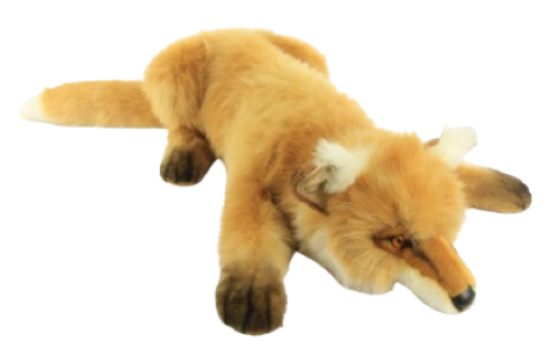Plush toy Lying Fox, length 70cm, Hansa (6794) / Plush Toys