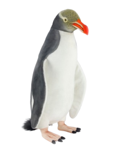 Plush toy Yellow-eyed Penguin height 70cm, Hansa (7114) / Plush Toys