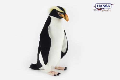 Plush toy Penguin, crested, height 54cm, Hansa (7119) / Plush Toys № 2