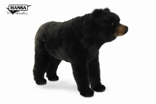 Мяка іграшка Чорний ведмідь, серія Animal Seat довжина 87см, Hansa (8198) / Мякі іграшки № 2