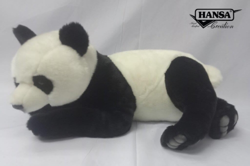 Plush toy Panda lying down length 49cm, Hansa (8784) / Plush Toys № 2