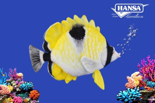 Plush toy Butterfly Fish teardrop length 26cm, Hansa (8793) / Plush Toys № 2