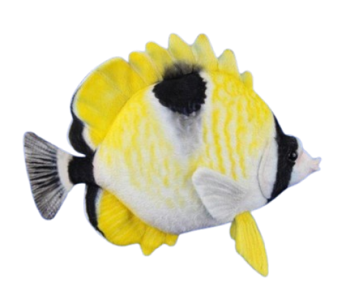 Plush toy Butterfly Fish teardrop length 26cm, Hansa (8793) / Plush Toys