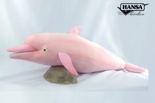 Plush toy Pink bottlenose dolphin length 113cm, Hansa (8852) / Plush Toys № 2
