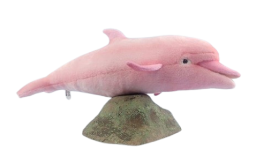 Plush toy Pink bottlenose dolphin length 90cm, Hansa (8853) / Plush Toys
