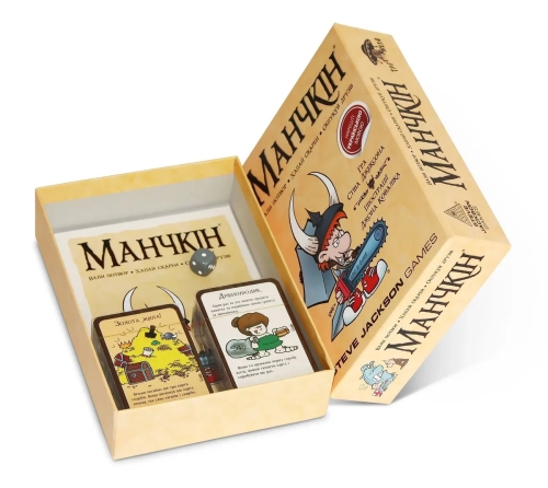 Манчкін (укр.) - Настільна гра, Розум (10039) / Настільні ігри № 2 Kids Republic Манчкін (укр.) - Настільна гра, Розум (10039) / Настільні ігри № 2