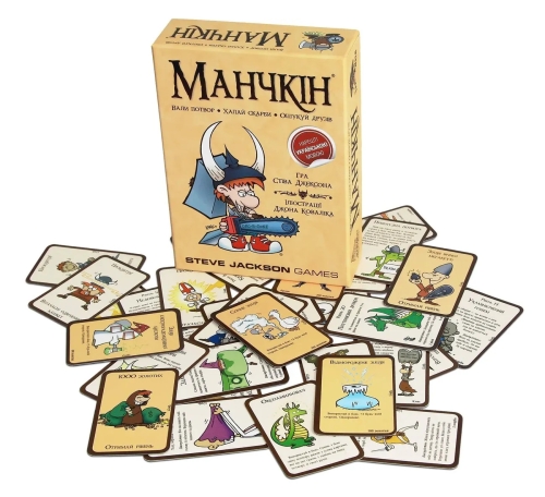 Манчкін (укр.) - Настільна гра, Розум (10039) / Настільні ігри № 4 Kids Republic Манчкін (укр.) - Настільна гра, Розум (10039) / Настільні ігри № 4