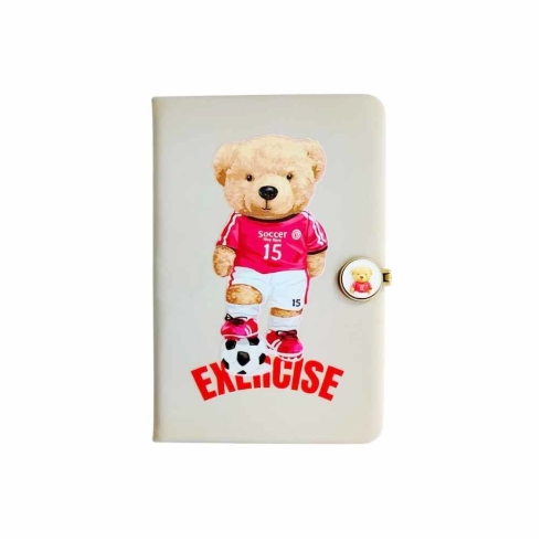 Блокнот на магніті А5 14x21 cm, 80 арк., PU Teddy 2, Малеваро (63913) / Канцелярія № 2