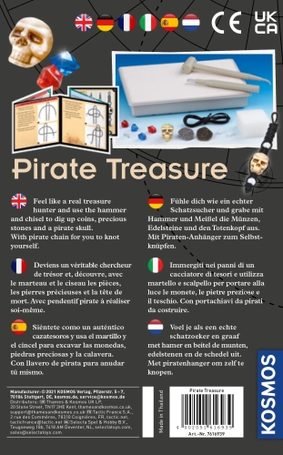 Pirate Treasures - Exploration Kit, Rozum (90372) / Board Games № 8 Kids Republic Pirate Treasures - Exploration Kit, Rozum (90372) / Board Games № 8