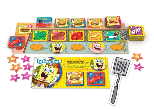 SpongeBob: Burger Expert (ed. 2.0) - Board game, Rozum (90594) / Board Games № 9