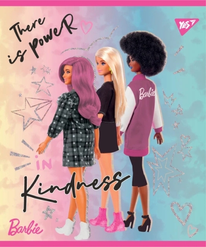 Тетрадь для записей А5/18 кл. Barbie мат. ВДЛ+глитер, YES (81111) / Пеналы и канцелярия № 2 Kids Republic Тетрадь для записей А5/18 кл. Barbie мат. ВДЛ+глитер, YES (81111) / Пеналы и канцелярия № 2