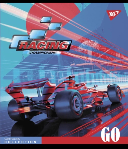 Тетрадь для записей А5/24 кл. Racing championship мат. ВДЛ+УФ-выб.+микроэмбосинг, YES (81456) / Пеналы и канцелярия № 5 Kids Republic Тетрадь для записей А5/24 кл. Racing championship мат. ВДЛ+УФ-выб.+микроэмбосинг, YES (81456) / Пеналы и канцелярия № 5
