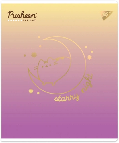 Тетрадь для записей А5/24 кл. Goldstar Pusheen Софт тач, фольга золото, YES (90656) / Пеналы и канцелярия № 6 Kids Republic Тетрадь для записей А5/24 кл. Goldstar Pusheen Софт тач, фольга золото, YES (90656) / Пеналы и канцелярия № 6