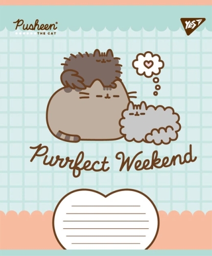А5/12 лин. Pusheen Weekend, тетрадь ученическая школьная, YES (92063) / Пеналы и канцелярия № 3 Kids Republic А5/12 лин. Pusheen Weekend, тетрадь ученическая школьная, YES (92063) / Пеналы и канцелярия № 3