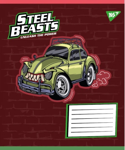 А5/12 лин. Steel Beasts, тетрадь ученическая школьная, YES (93084) / Пеналы и канцелярия № 3 Kids Republic А5/12 лин. Steel Beasts, тетрадь ученическая школьная, YES (93084) / Пеналы и канцелярия № 3
